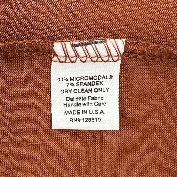 RILLER & FOUNT High Low Cardigan Womens Small Rust Brown Open Long Sleeve - Picture 12 of 12